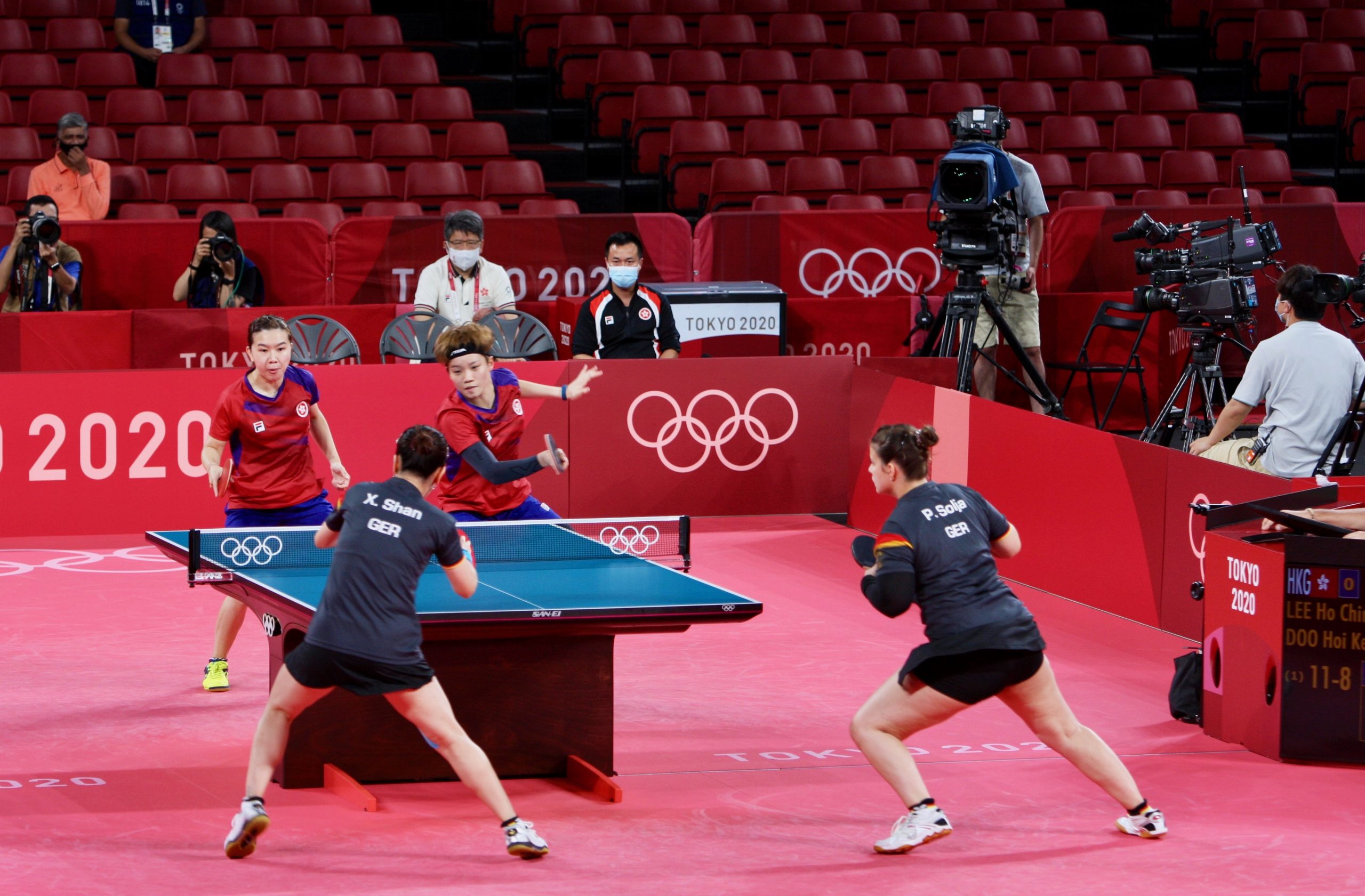 Live from Tokyo Olympics Table Tennis at the Tokyo Metropolitan