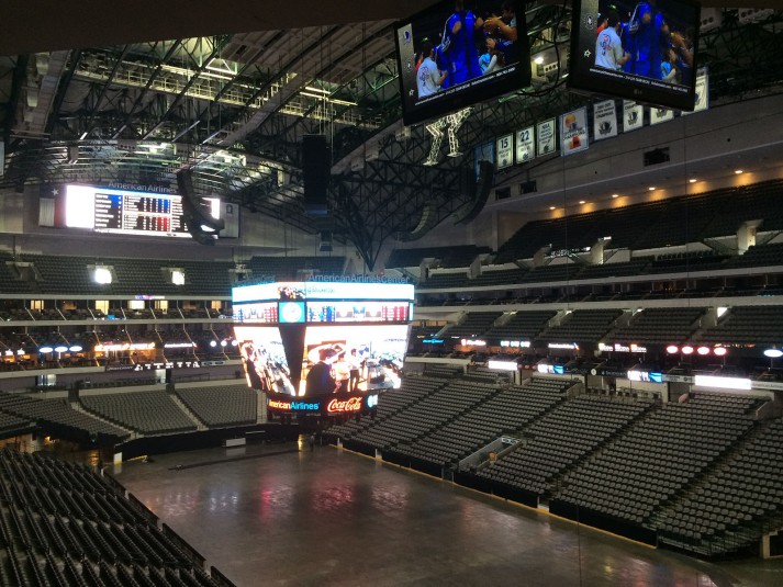 American Airlines Center shows off new video board 