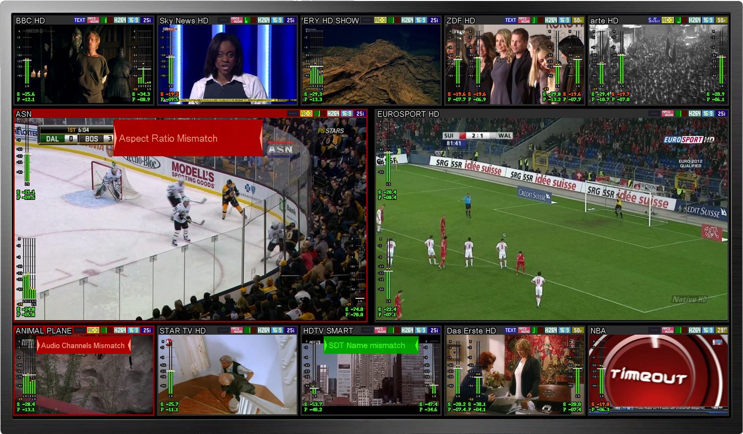 TAG Networks Games on TV