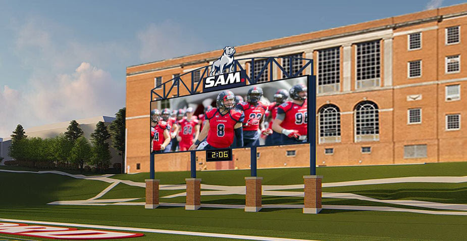 Samford University Revamps Stadium With New Daktronics Led Display