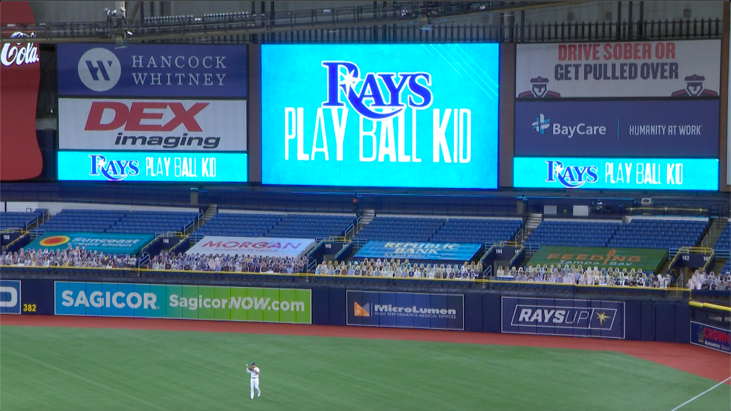 At the Ballpark: Tampa Bay Rays Integrate Social-Media Content, Fan Videos  on Tropicana Field Videoboards