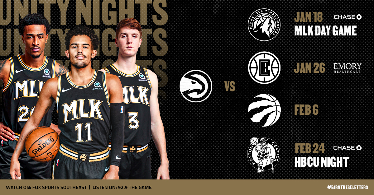 Hawks' new City Edition unis honor Martin Luther King Jr.