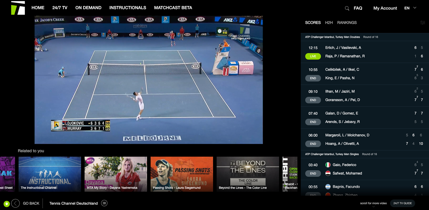 live streaming 365 tennis