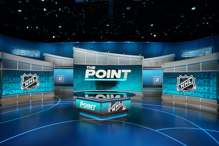 NHL Puck Drop 2021: In Bristol, ESPN Opens New Studio for The Point,  Continues To Push the REMI Envelope