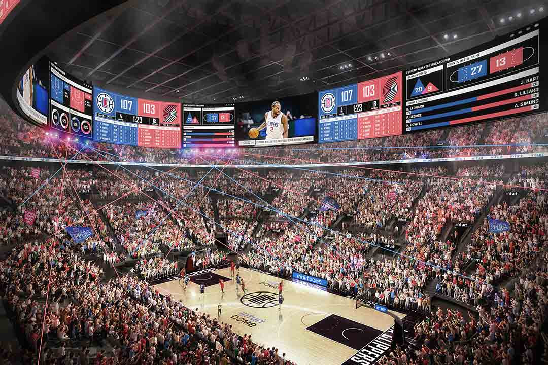 clippers intuit dome