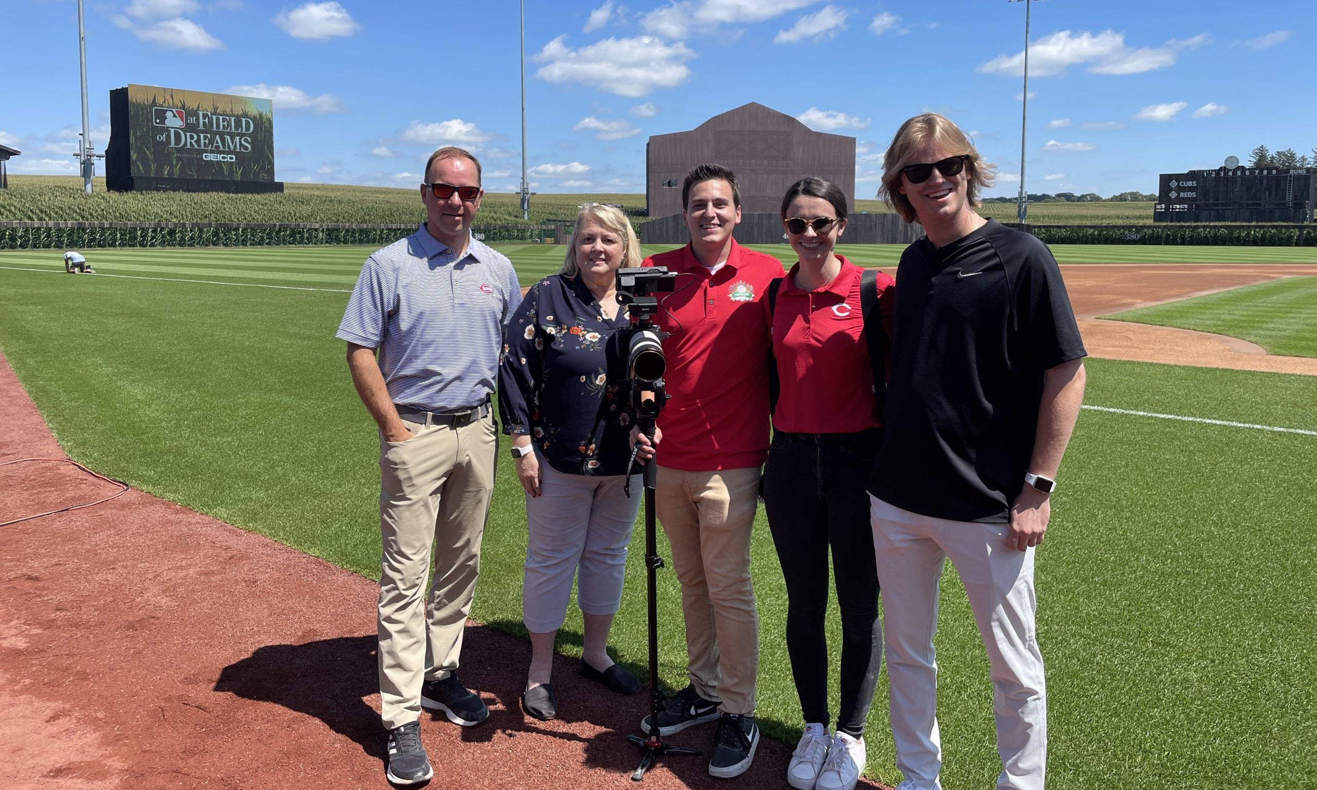 Live From MLB at Field of Dreams: Cincinnati Reds Digital Team Celebrates  One of Baseball's Oldest Franchises