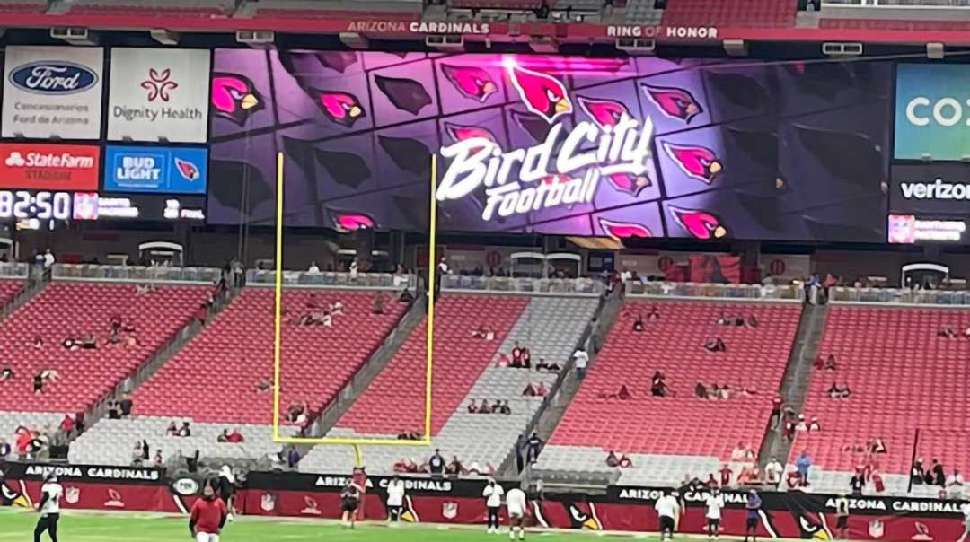 Arizona Cardinals Unveiled New Daktronics Displays at State Farm Stadium  ahead of 2022 Football Season