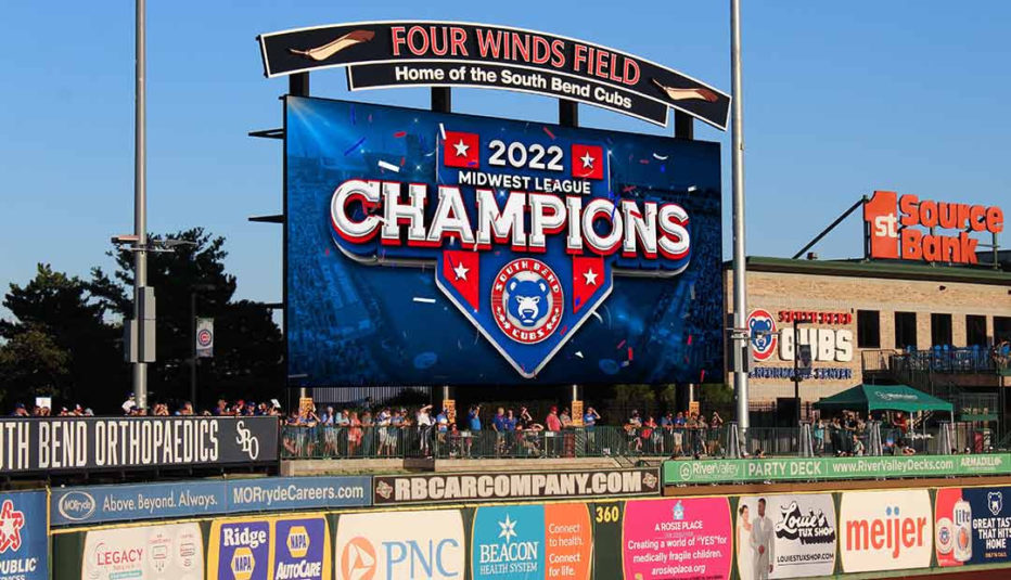 South Bend Cubs at Four Winds Field • McCool Travel