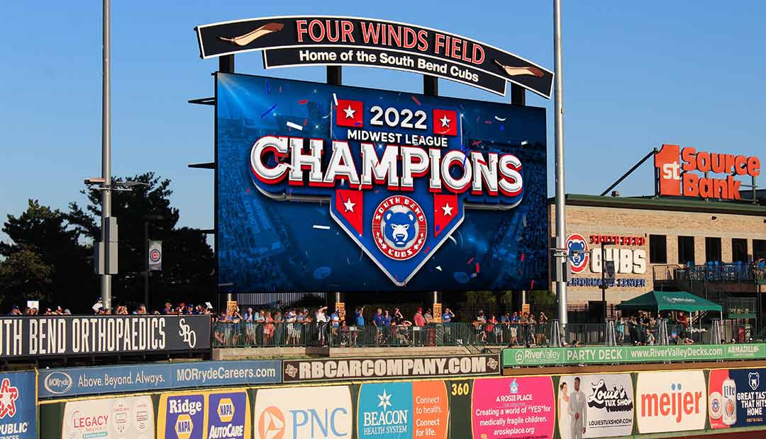 Upgraded LED Technology Coming to South Bend Cubs From Daktronics