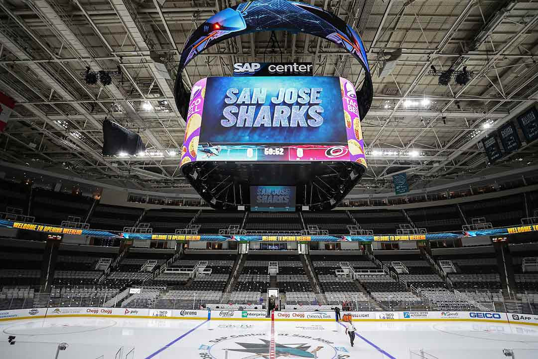 NHL San Jose Sharks Rink Canvas