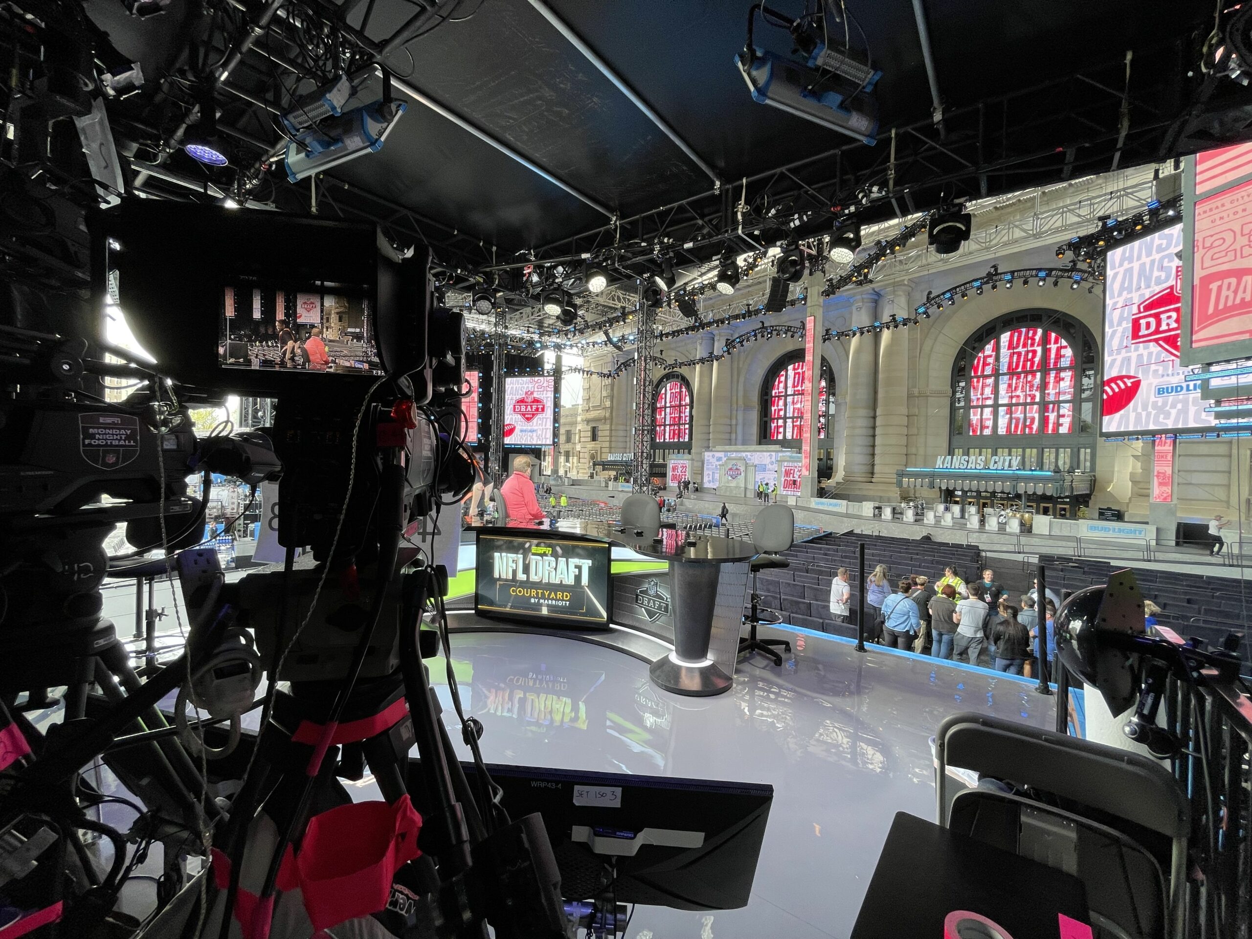 Live From NFL Draft 2023 Multiple Jibs, RF Cameras, AR Graphics, and a Live Drone Power Unique Broadcasts on ESPN, ABC