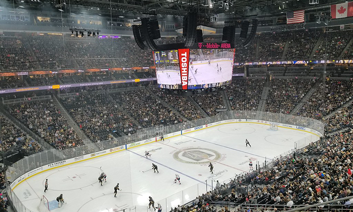 T-Mobile Arena designed for hockey, Golden Knights/NHL