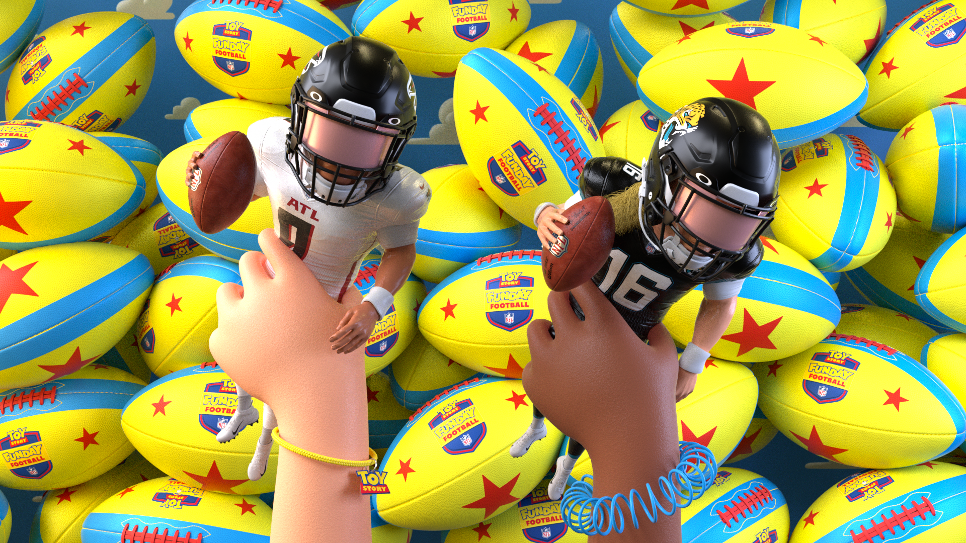Funday Football in Andy's Room: ESPN Invites Fans to Toy Story-Themed  Alternative Broadcast
